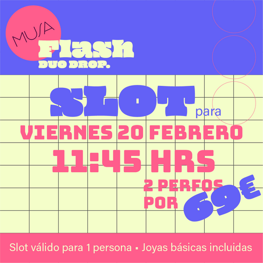 FLASH DUO DROP⚡️  Viernes 20 Feb • 11:45h