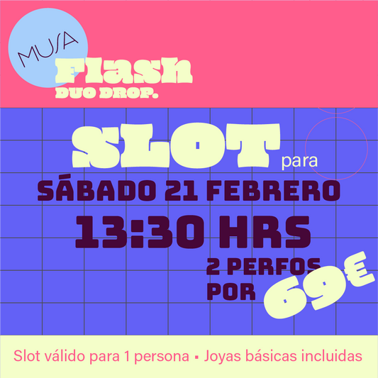FLASH DUO DROP⚡️  Sábado 21 Feb • 13:30h